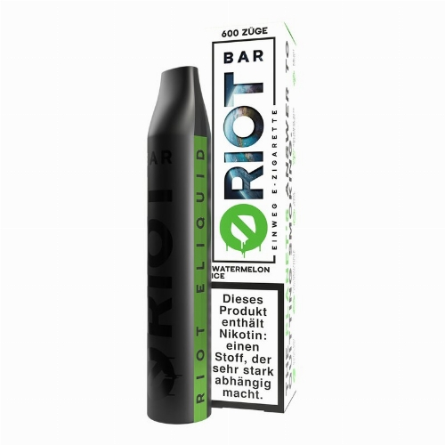 Riot Bar Vape Watermelon Ice Einweg E-Shisha 20mg