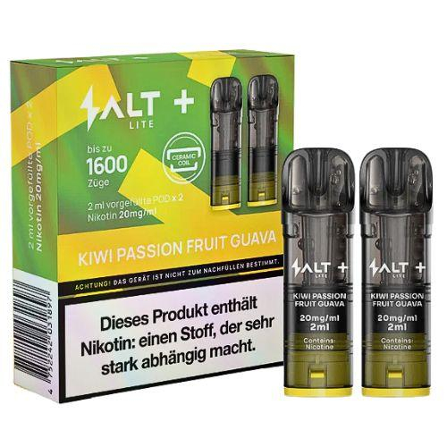 Salt Plus Lite Kiwi Passion Fruit Guava Prefilled Pods 2x2ml 20mg