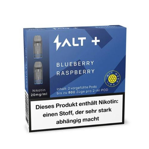 Salt Plus Blueberry Raspberry Prefilled Pods 2x2ml 20mg