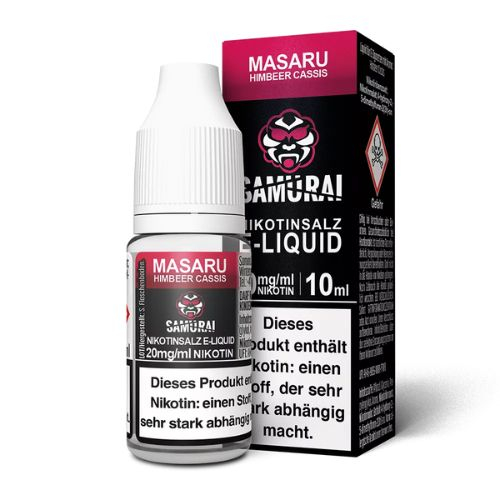 Samurai Nikotinsalz Liquid Masaru Himbeer Cassis 20mg