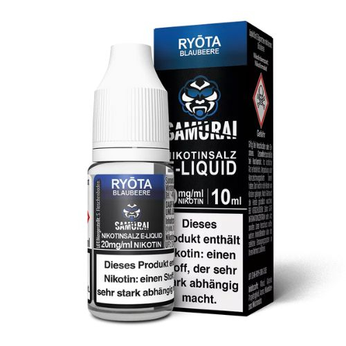 Samurai Nikotinsalz Liquid Ryota Blaubeere 20mg