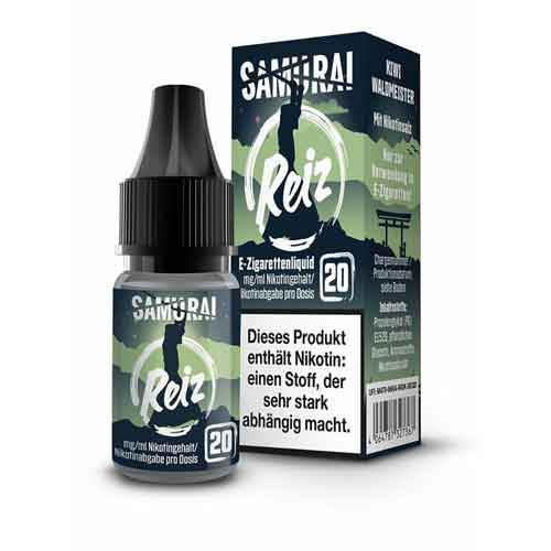 Samurai Reiz Kiwi Waldmeister Nikotinsalz Liquid 10ml 20mg