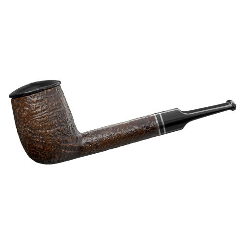 Savinelli Pfeife Monsieur Sandblast 703 Braun