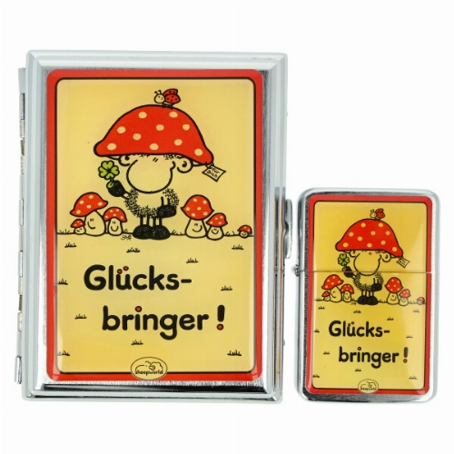 Sheepworld Glücksbringer-Pilz Z-Plus Set, chrom