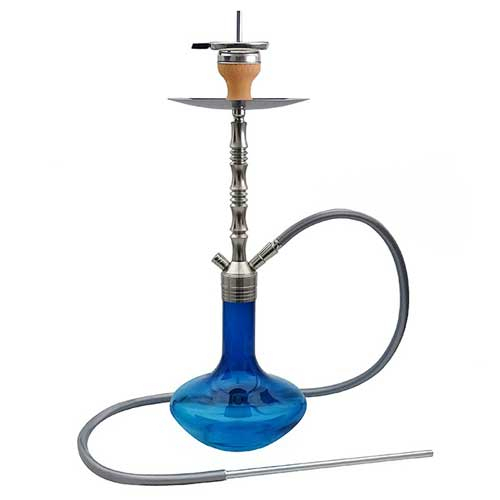 Shisha Velum Blau 1 Anschluss