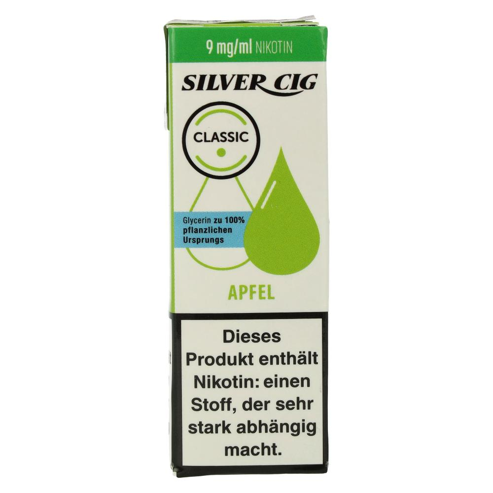 Silver Cig Liquid Classic Apfel 9mg