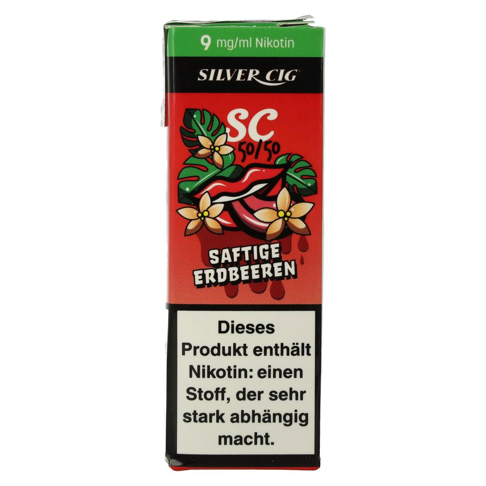 Silver Cig Liquid SC 50/50 Saftige Erdbeeren 9mg