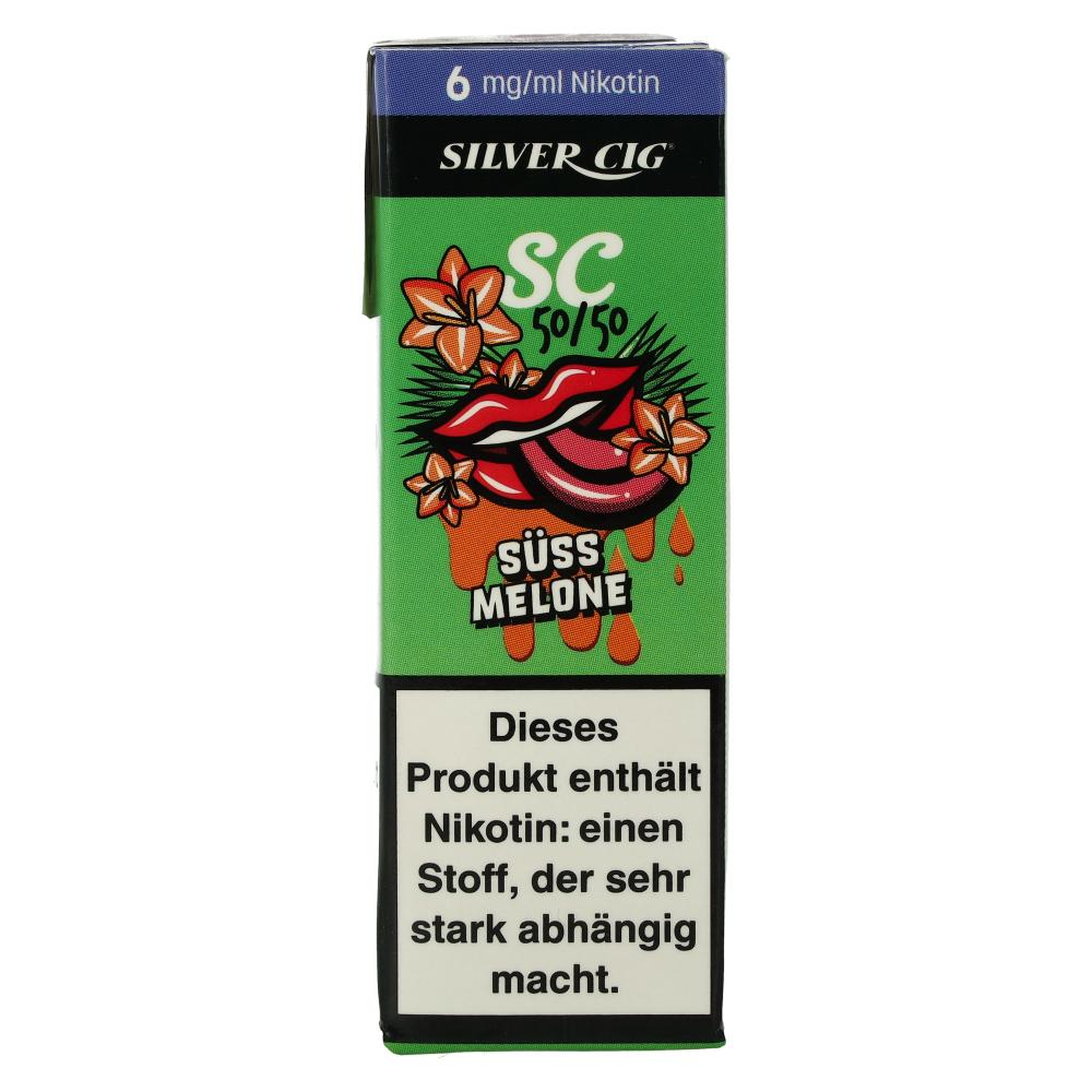 Silver Cig Liquid SC 50/50 Süss Melone 6mg