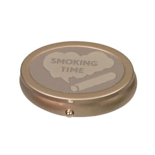 Taschenascher Oval champagner P smoking