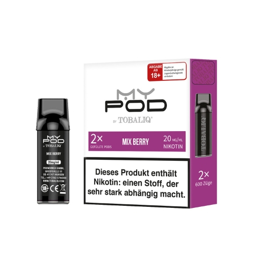 TobaliQ MyPOD Mix Berry 2x2ml Pods 20mg/ml