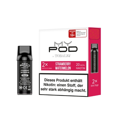 TobaliQ MyPOD Strawberry Watermelon 2x2ml Pods 20mg/ml