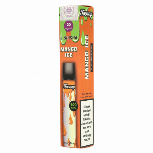 Toovap Einweg E-Shisha Mango Ice 20mg max. 600 Züge