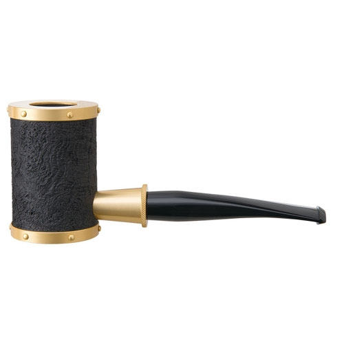 Tsuge Pfeife Metall Serie Yoroi G9 Sand X Gold