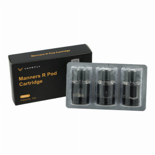 Vapefly Manners R Pod Cartridge 0,6 Ohm 3 Stk.