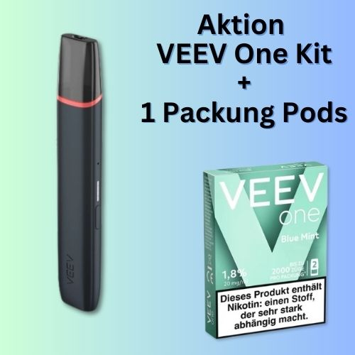 Aktion VEEV One Kit + 1 Packung Pods Blue Mint