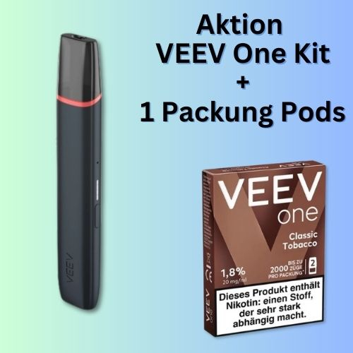 Aktion VEEV One Kit + 1 Packung Pods Classic Tobacco