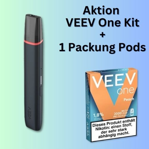 Aktion VEEV One Kit + 1 Packung Pods Peach