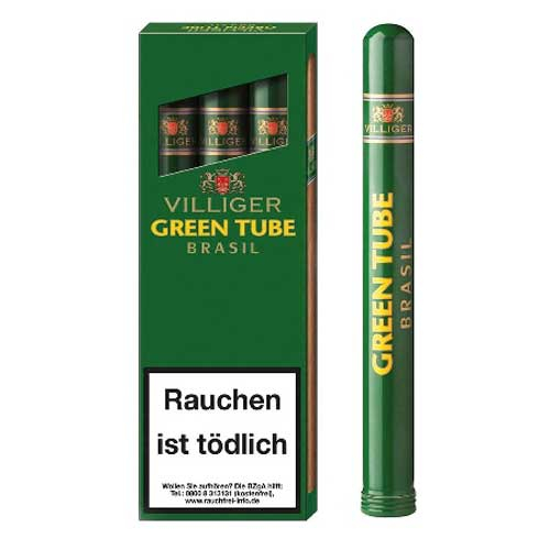 Villiger Green Brasil Tube Zigarren 3Stk.