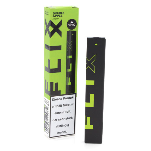 VIVO FLIX BAR Einweg E-Shisha Double Apple 20mg/ml ca. 400 Züge