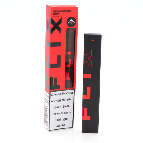 VIVO FLIX BAR Einweg E-Shisha Strawberry Kiwi 20mg/ml ca. 400 Züge