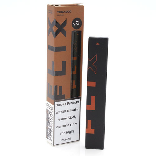 VIVO FLIX BAR Einweg E-Shisha Tobacco 20mg/ml ca. 400 Züge