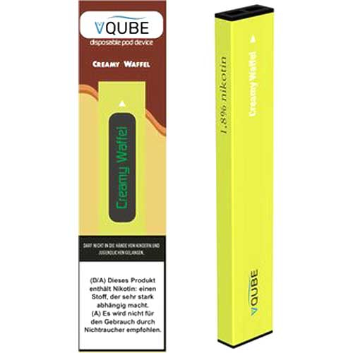 VQube E-Shisha Creamy Waffel ca. 350 Züge