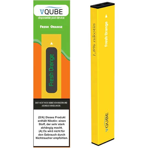 VQube E-Shisha Fresh Orange ca. 350 Züge