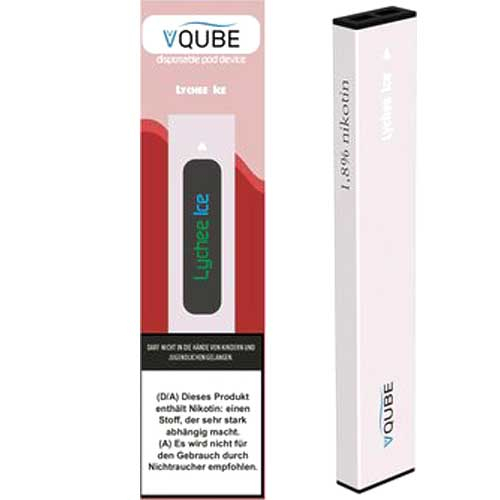 VQube E-Shisha Lychee Ice ca. 350 Züge