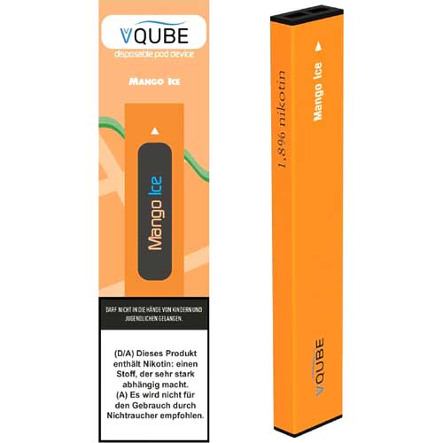 VQube E-Shisha Mango Ice ca. 350 Züge