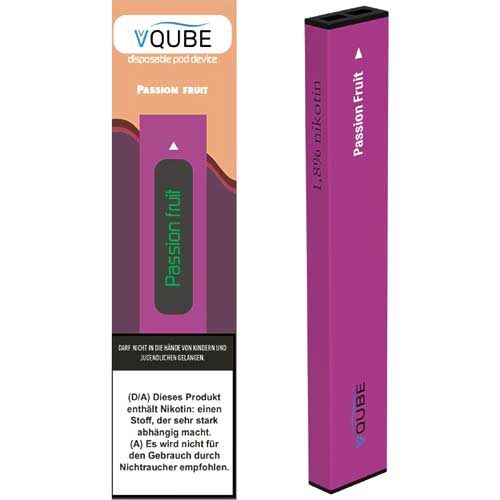 VQube E-Shisha Passion Fruit ca. 350 Züge