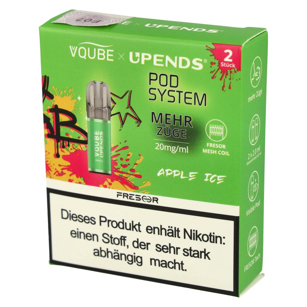 Vqube Upends Apple Ice Pods 2 x 2ml 20mg