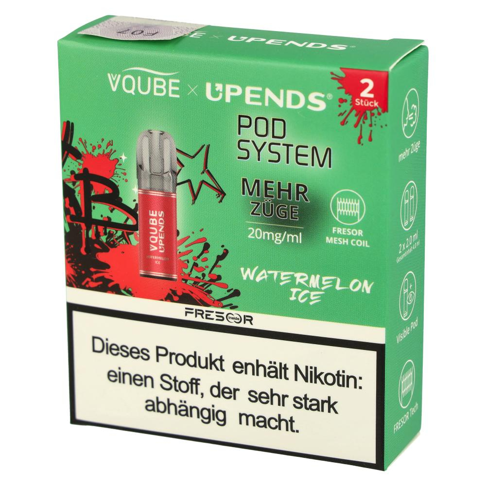 Vqube Upends Watermelon Ice Pods 2 x 2ml 20mg