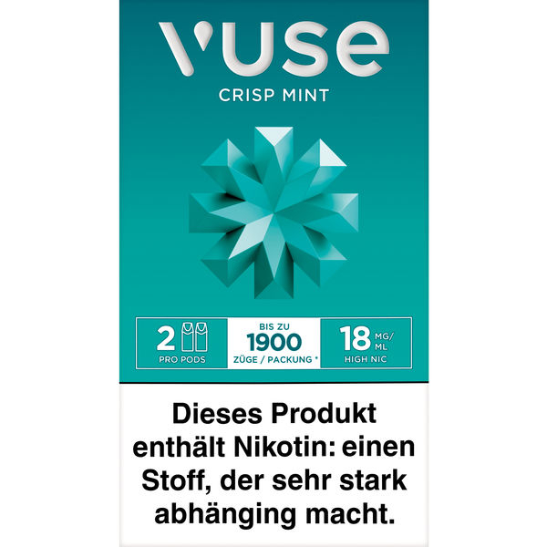 Vuse Pod Crisp Mint 2 Stück je 18mg/ml