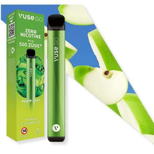 Vuse Go 500 Einweg E-Zigarette Apple Sour 0mg