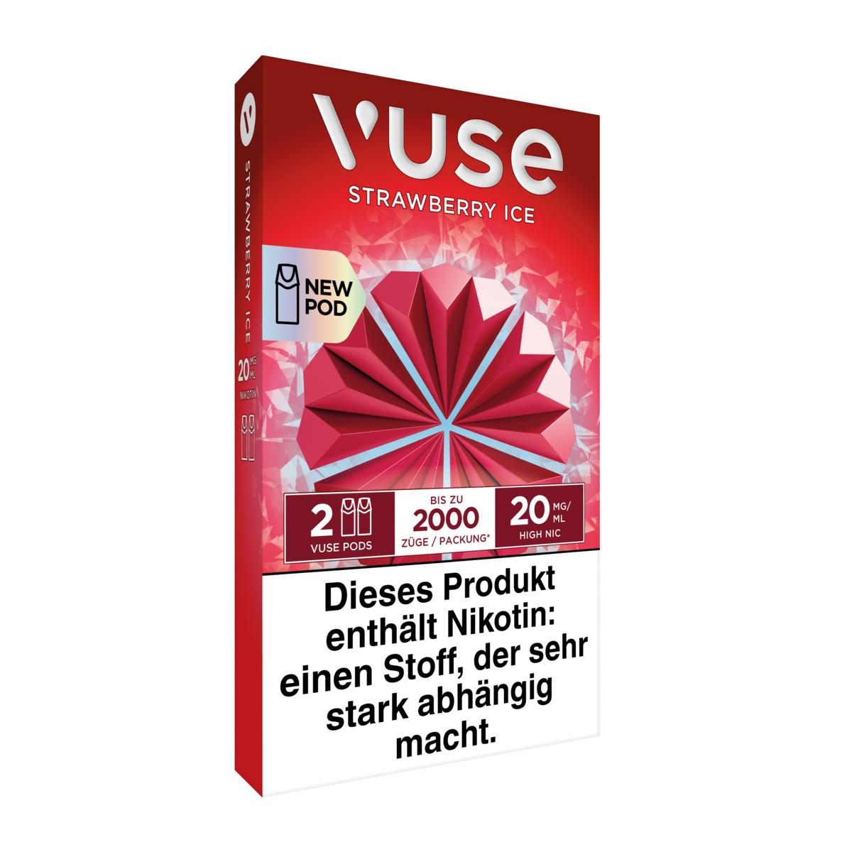 Vuse Pod Strawberry Ice 2 Stück je 20mg/ml