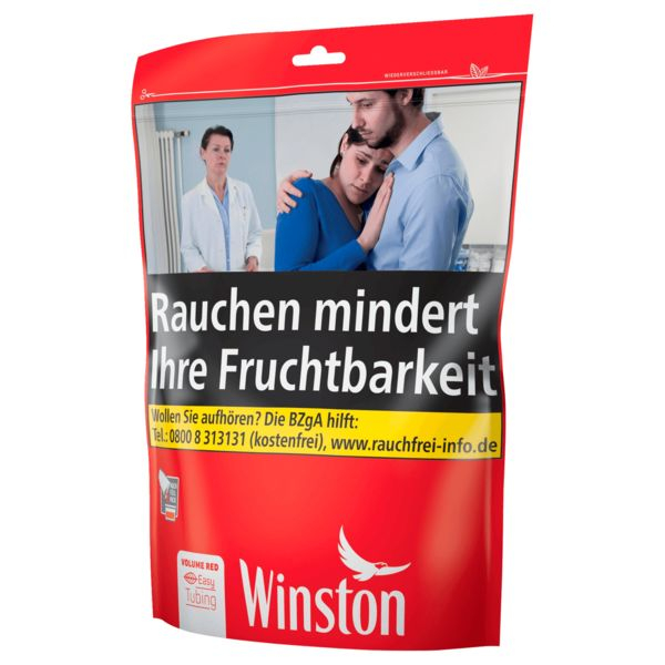 Winston Tabak Rot 205g Beutel Volumentabak