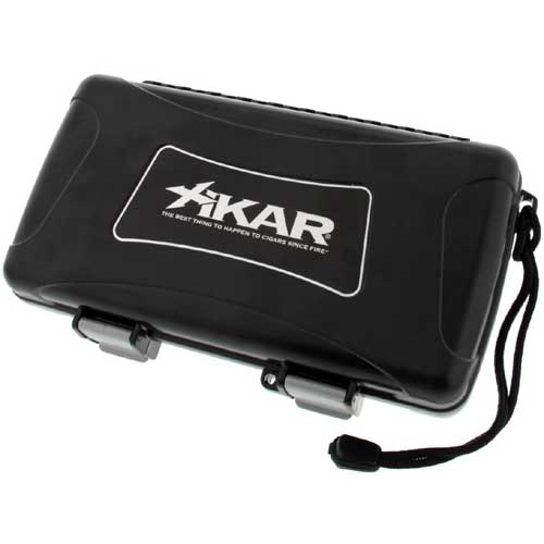 Xikar Reisehumidor 5 Zigarren schwarz