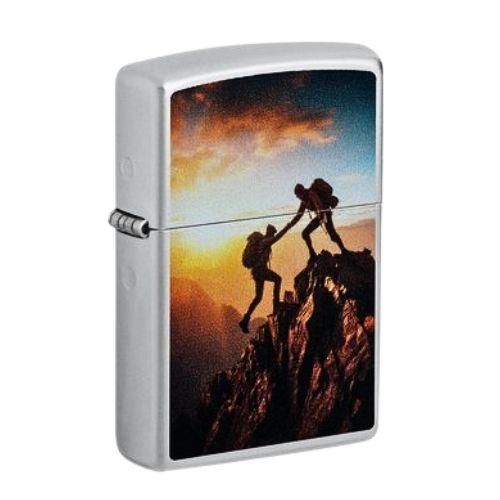 Zippo Feuerzeug Mountain Climbing Satin Finish