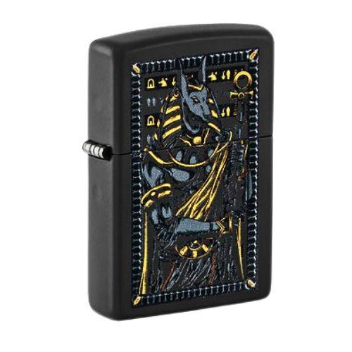 Zippo Feuerzeug Mythological Anubis Schwarz