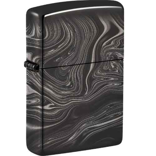 Zippo Feuerzeug schwarz Photo Image Marble Design