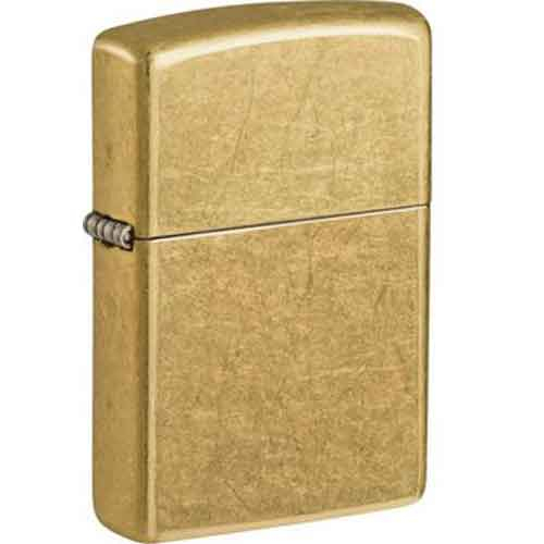 Zippo Feuerzeug Street Brass Gold