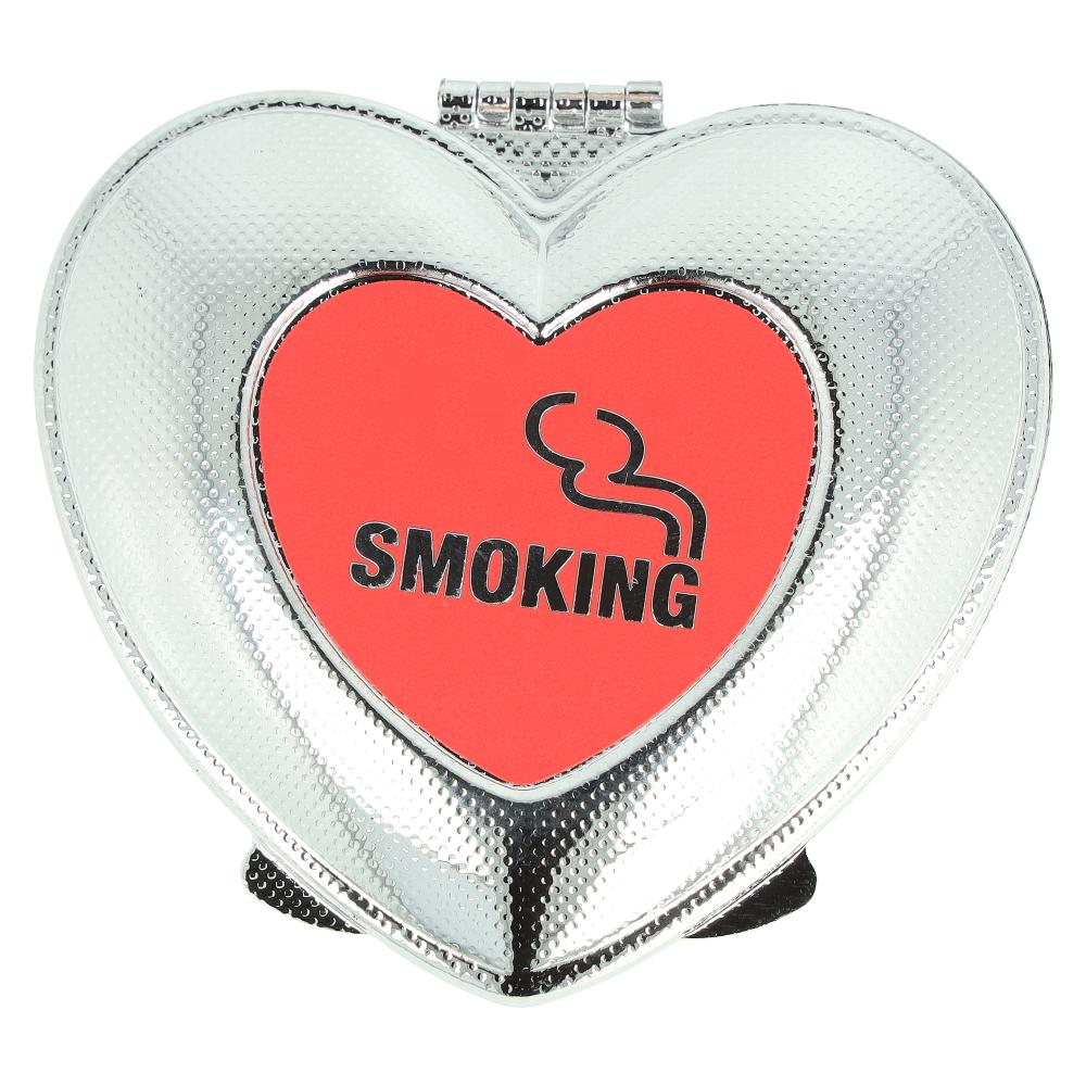 Zorr Heart Taschenascher SMOKING Rot