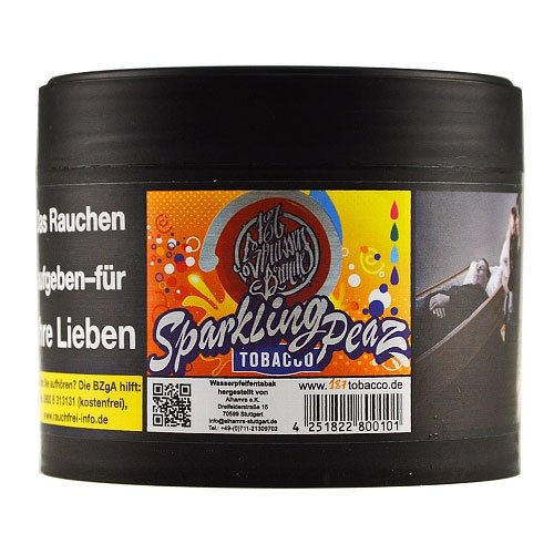 187 Sparkling Peaz Shisha Tabak 200g