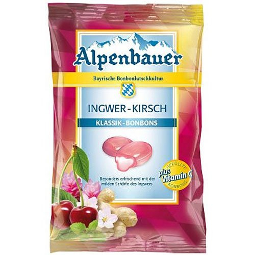 Alpenbauer Ingwer Kirsch Bonbon 120g Beutel