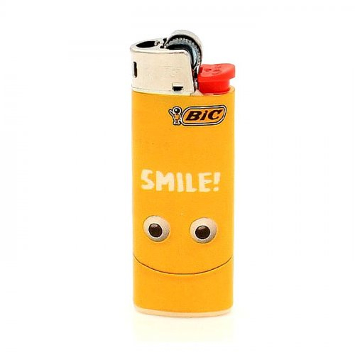 BIC Feuerzeug Mini Yellow Mouth SMILE!