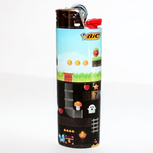 BIC Feuerzeug Steinzündung Gaming 7/8