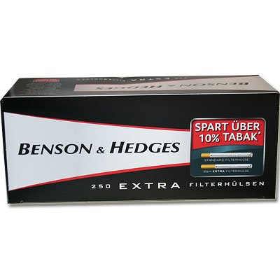 Benson & Hedges Zigarettenhülsen Extra 250 Stück