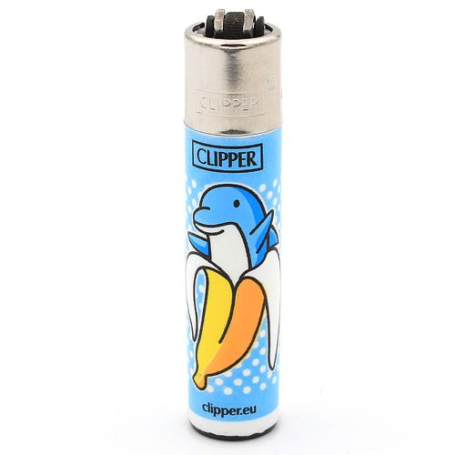 Clipper Feuerzeug Bananen - 1v4 DELPHIN