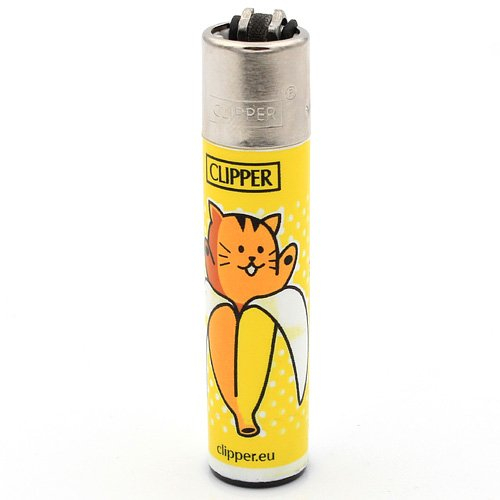 Clipper Feuerzeug Bananen - 2v4 KATZE