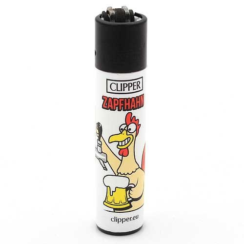 Clipper Feuerzeug Bier 2 - 3v4 ZAPFHAHN